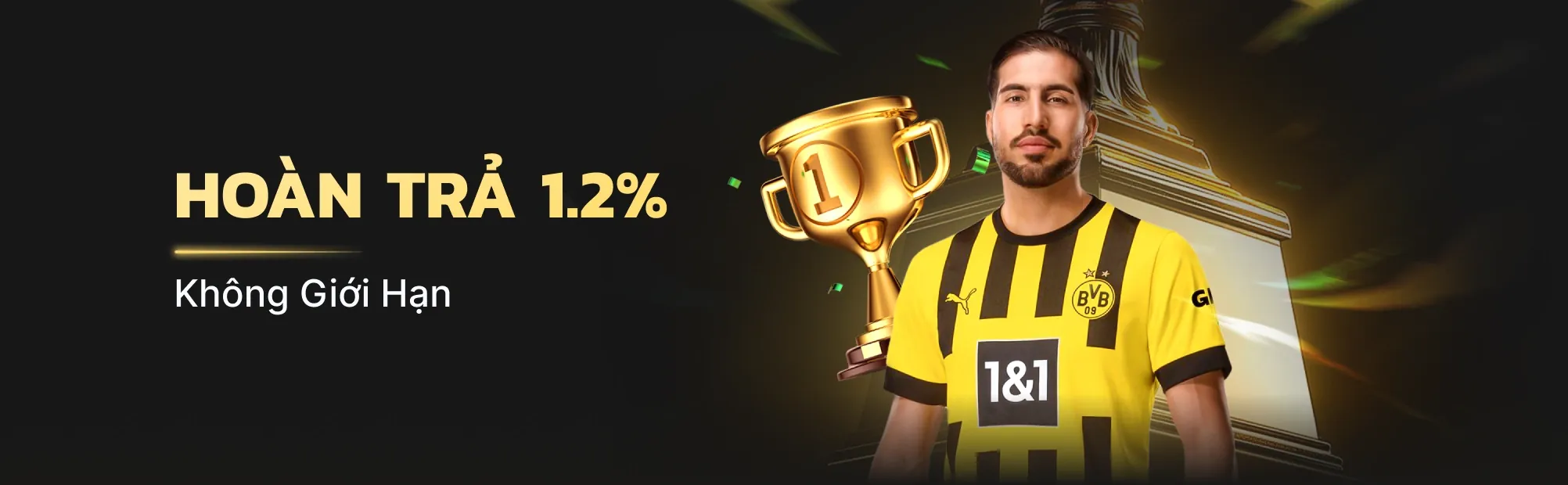 Ưu đãi giới thiệu bạn bè the game 1xBet